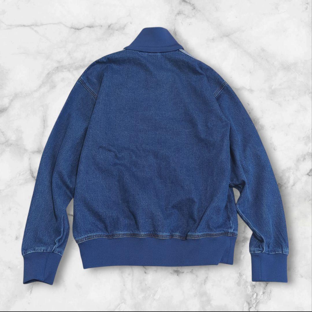 L アディダス adidas デニム トラック ジャケットファイアーバード