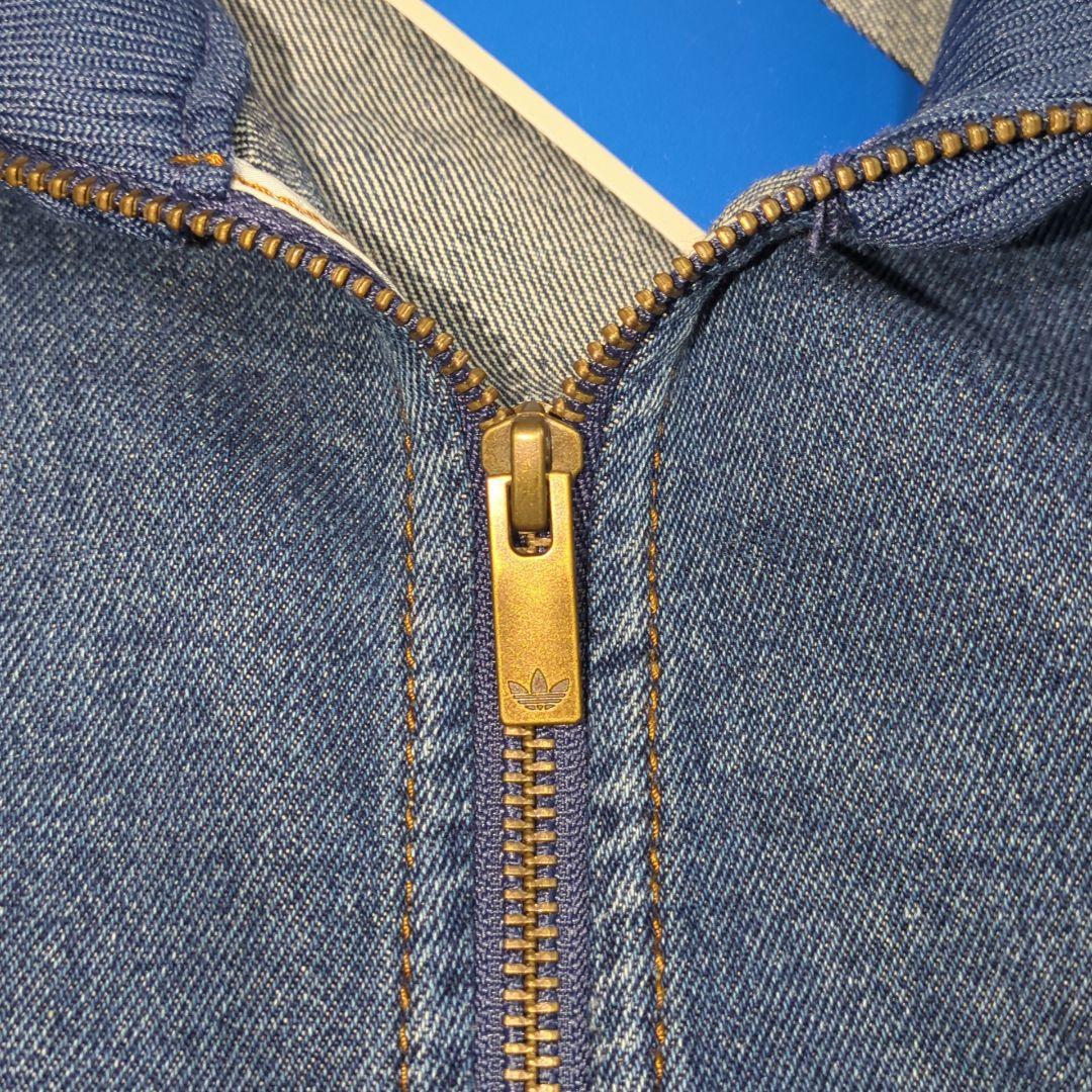 L アディダス adidas デニム トラック ジャケットファイアーバード