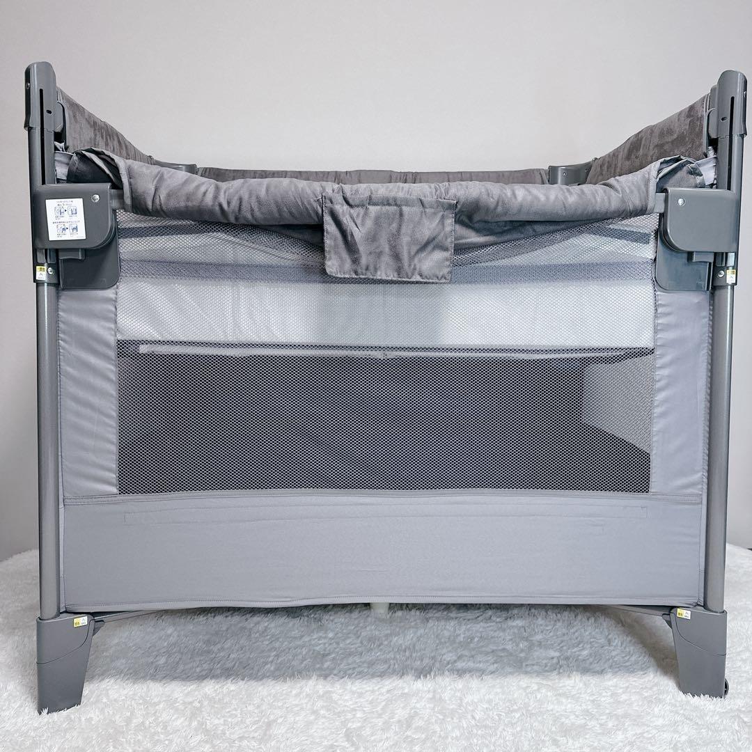 極美品　Aprica　アップリカ　ココネルエアープラスAB　ベビーベッド