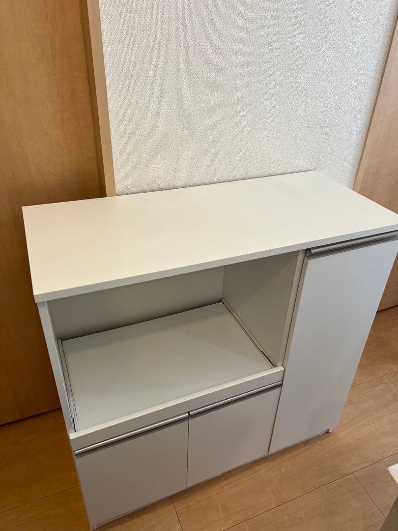 ニトリ レンジ台 フォルムRE9090 ホワイト