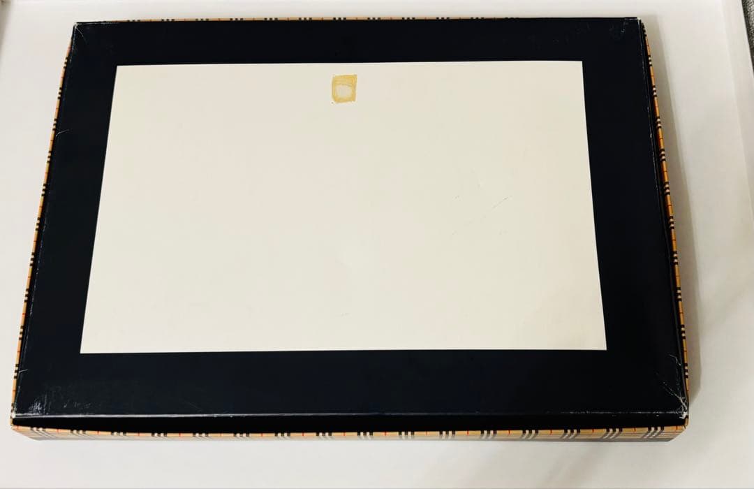 BURBERRY ウール100% チェックブランケット 65x120cm