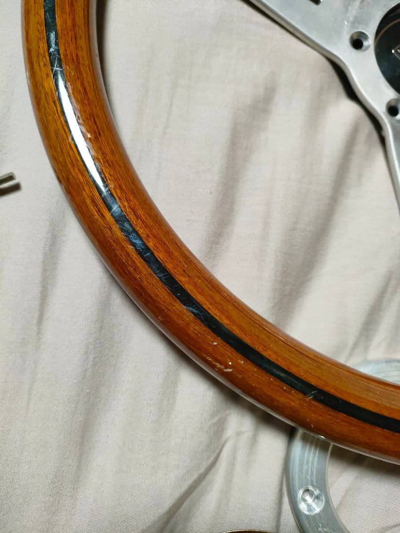 JIN　ナルディ　ウッドステアリング　36　36.5 ボス