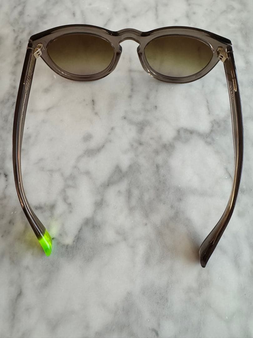 BLANC.. ブランB0007 クリアブラウン ラウンド型サングラス