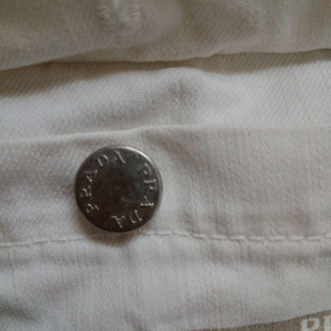 PRADA ホワイト ストレートデニム