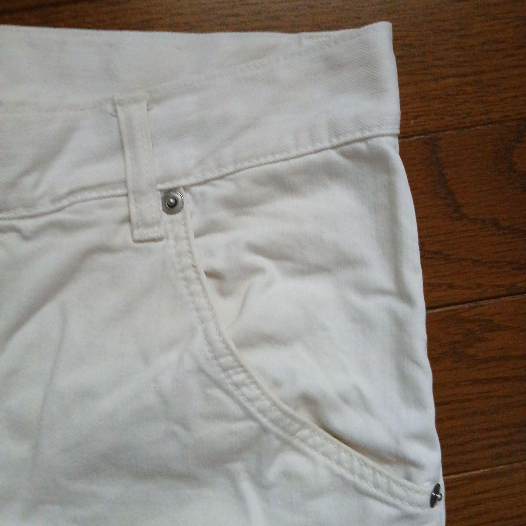 PRADA ホワイト ストレートデニム