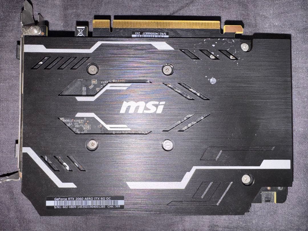 小型高性能MSI GeForce RTX 2060 AERO ITX 6G OC