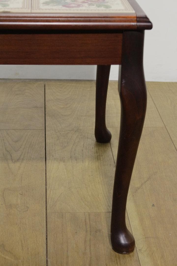 イギリス★タイル天板サイドテーブル★DemainCOLLECTION★木製家具★