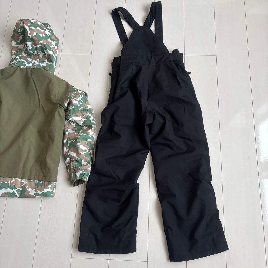 フェニックス ジュニアスキーウェア上下 140 カモフラ 迷彩 ブラック
