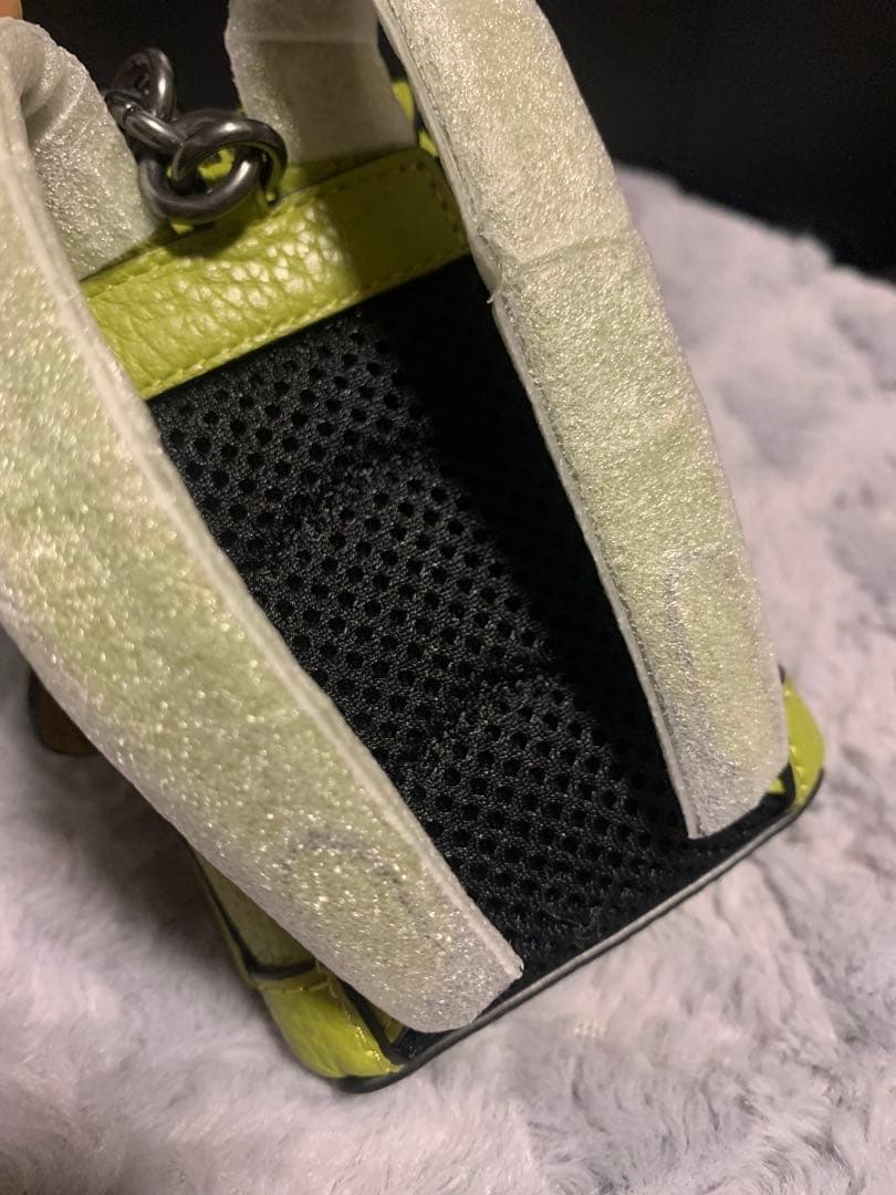 新品未使用☆COACH ライムグリーン バックパック型チャーム