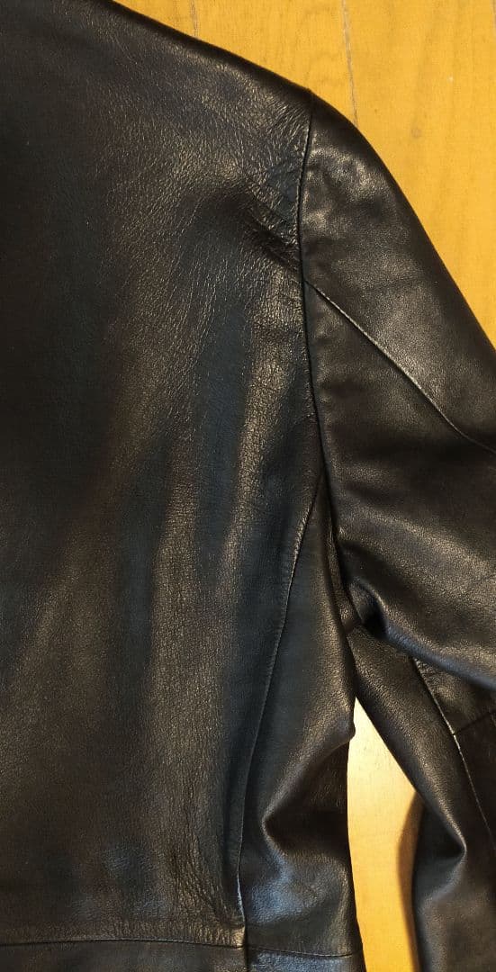 ダーバン I.D.D ラムレザーテーラードジャケット 黒 L 羊革ジャケット