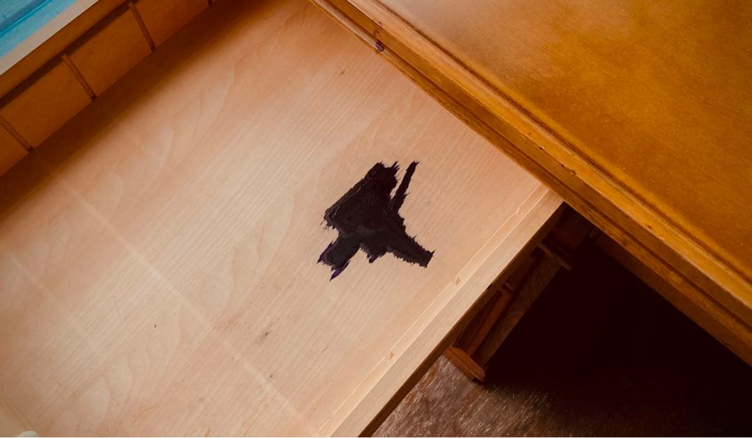 カリモク　両袖机　コロニアル