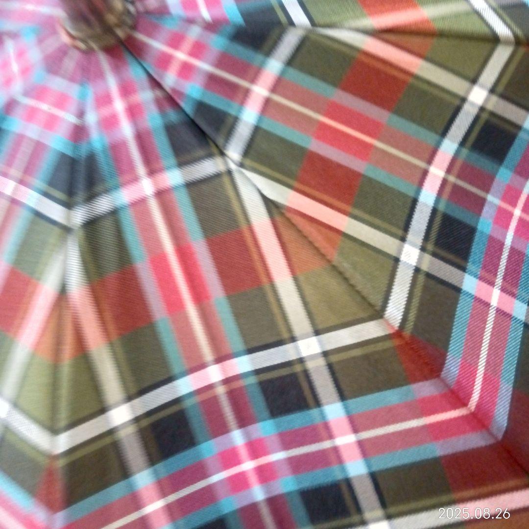 希少　レトロ　ヴィヴィアンウエストウッド　タータンチェック　長傘