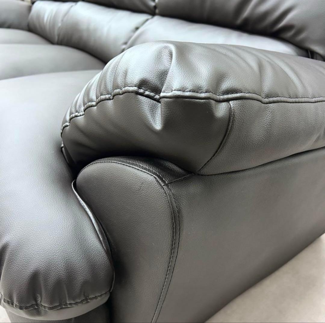 美品 （k50）NITORIニトリ 3PソファN シールド・ビット 3KD