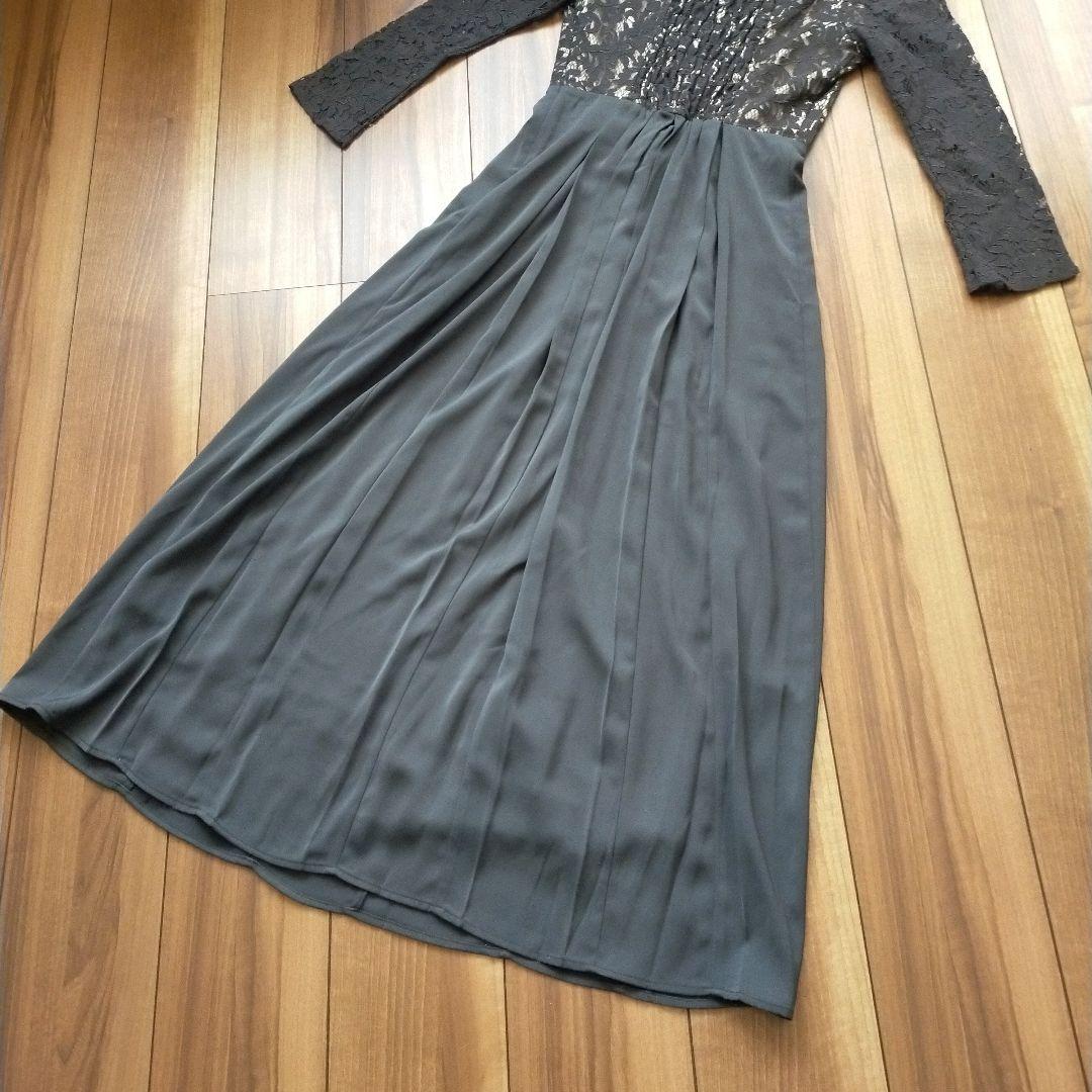 エトル バレエネックスカラップレースドレス