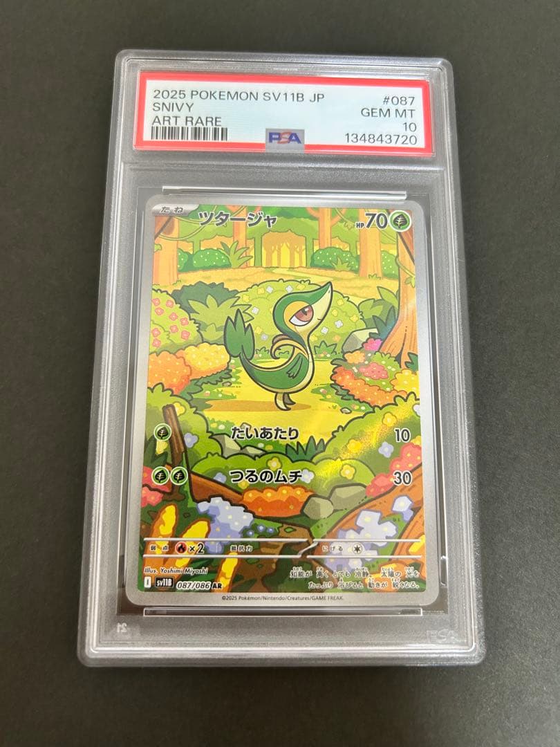 ポケモンカード　ツタージャ、ジャノビー、ジャローダ PSA10 3連番