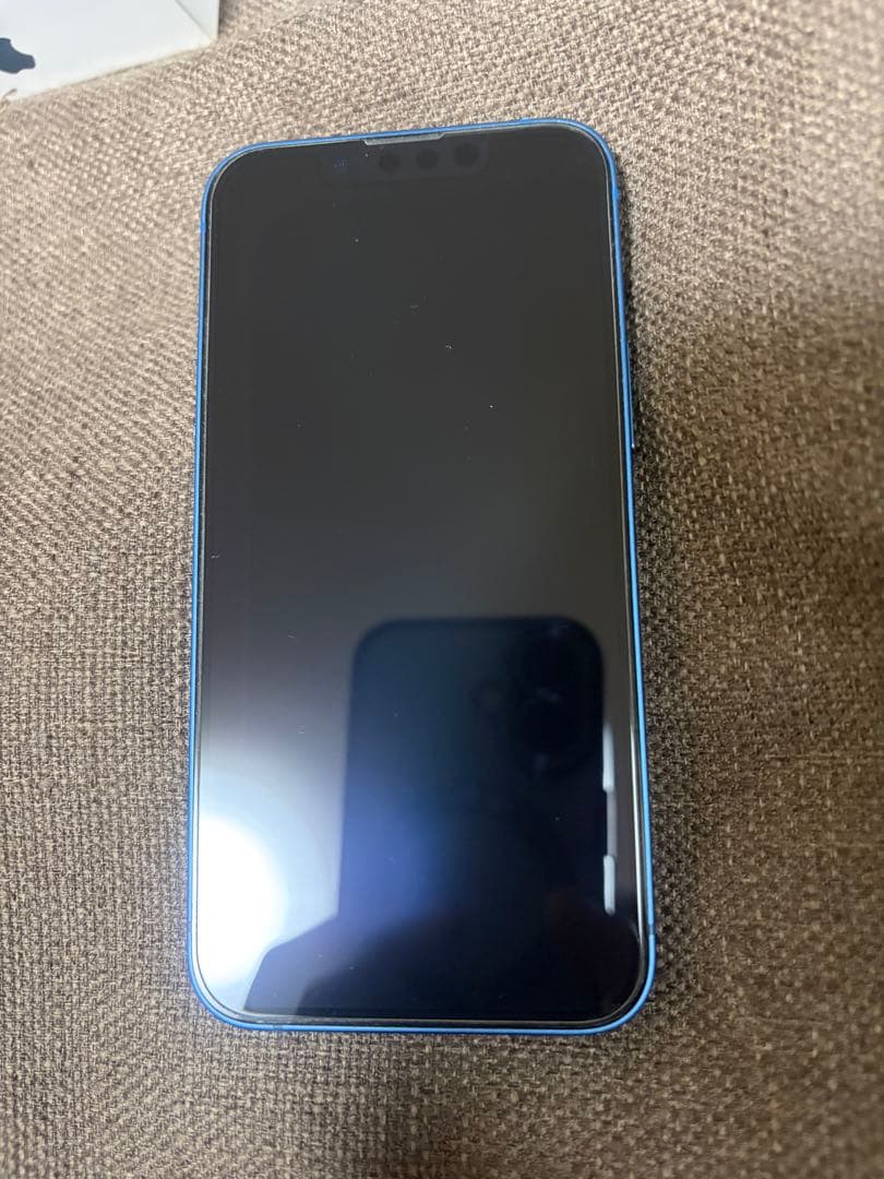 美品　iPhone13mini ブルー 128GB バッテリー92% おまけ付