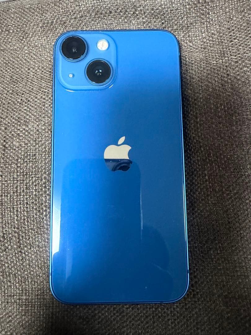 美品　iPhone13mini ブルー 128GB バッテリー92% おまけ付