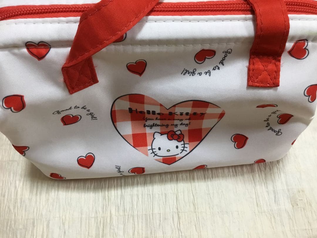 ハローキティお弁当箱バッグ、ハローキティお弁当箱、ハローキティスプーン&フォーク