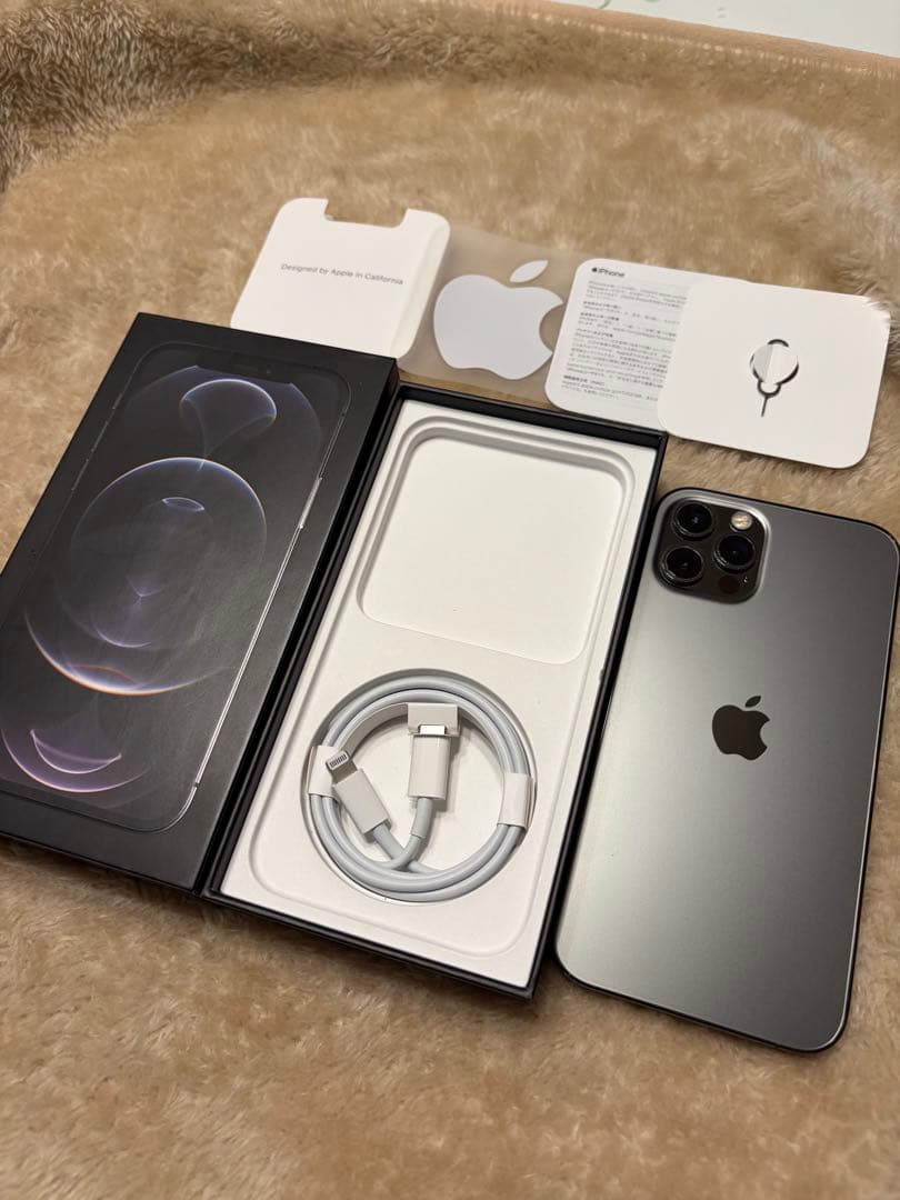 Apple iphone12 pro グラファイト 箱/付属品全てあり 美品!!