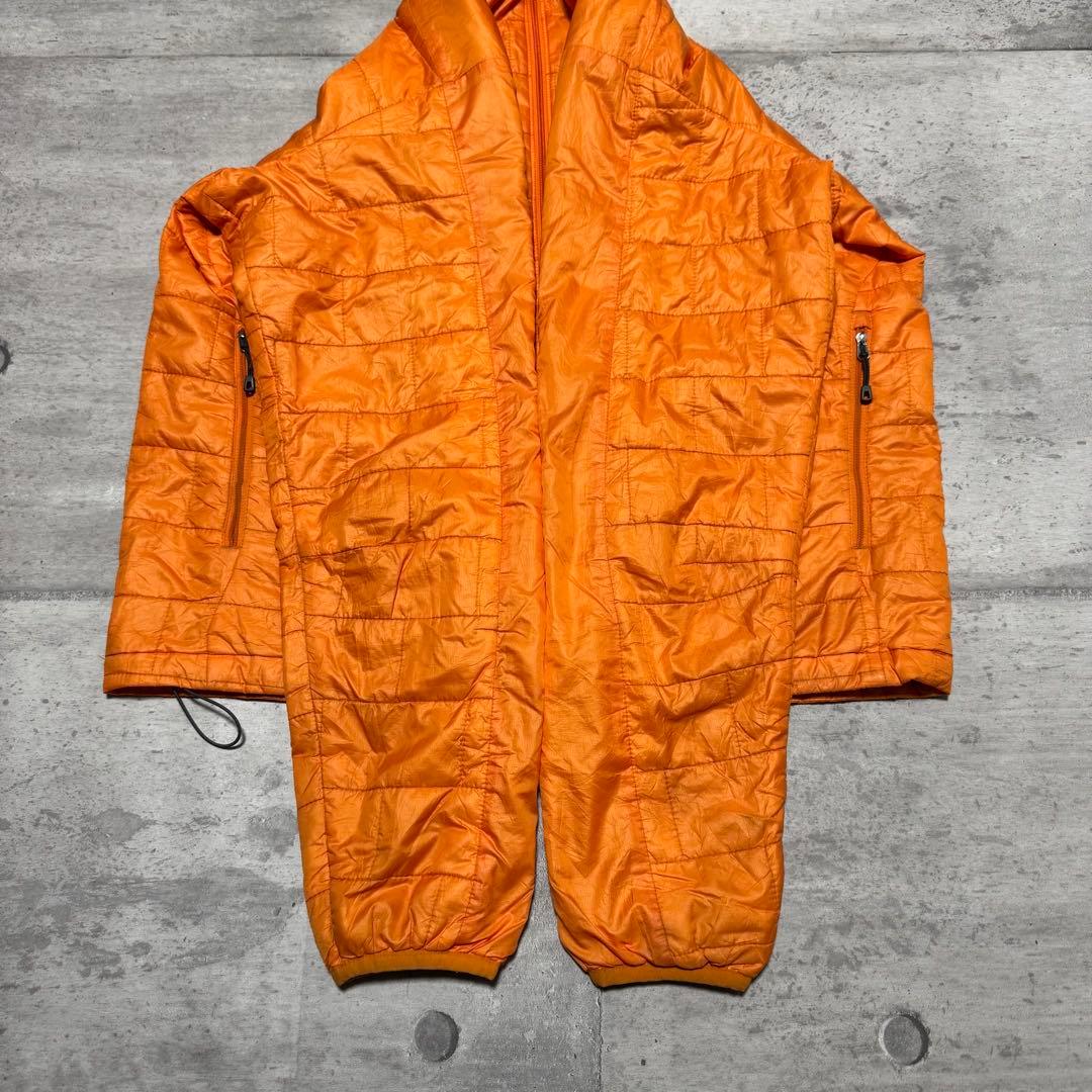 patagonia 11年製 ナノパフフーディ マンゴー オレンジ キルティング