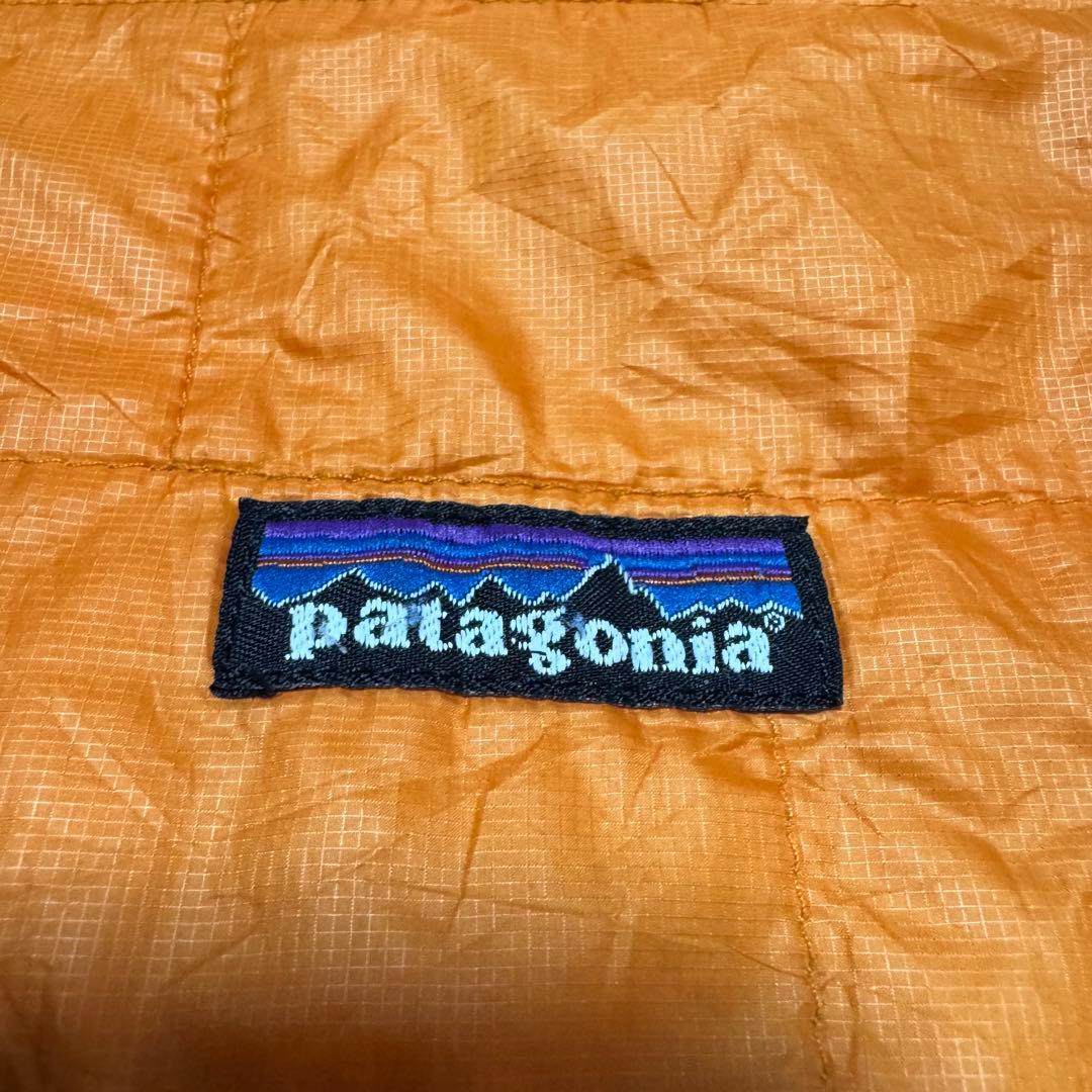 patagonia 11年製 ナノパフフーディ マンゴー オレンジ キルティング