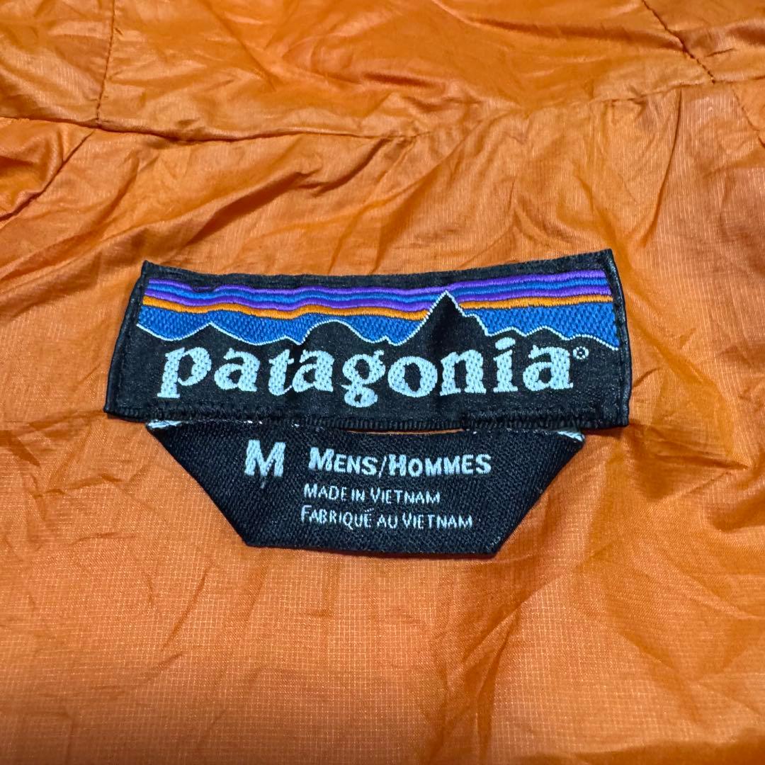 patagonia 11年製 ナノパフフーディ マンゴー オレンジ キルティング