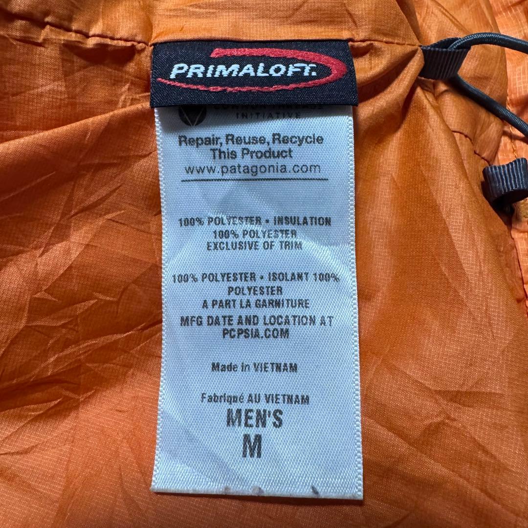 patagonia 11年製 ナノパフフーディ マンゴー オレンジ キルティング
