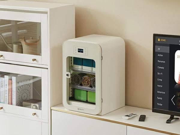 ⭐展示品未使用⭐防湿庫ドライボックス/おしゃれにカメラ、フィギィア、お茶の収納！