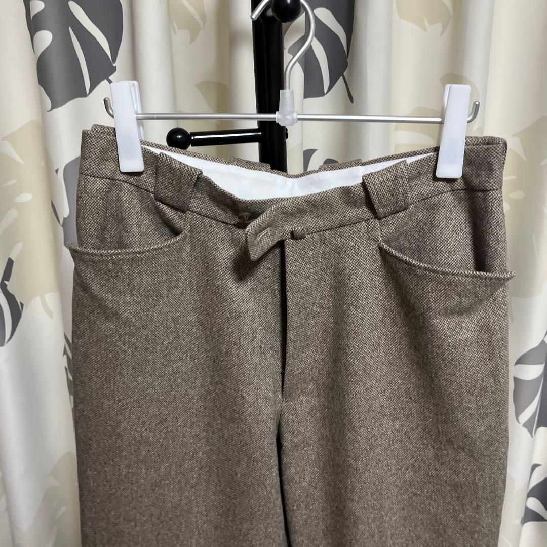 パンツ MAATEE&SONS FLARE-3 \"WOOL HERRINGBONE\"