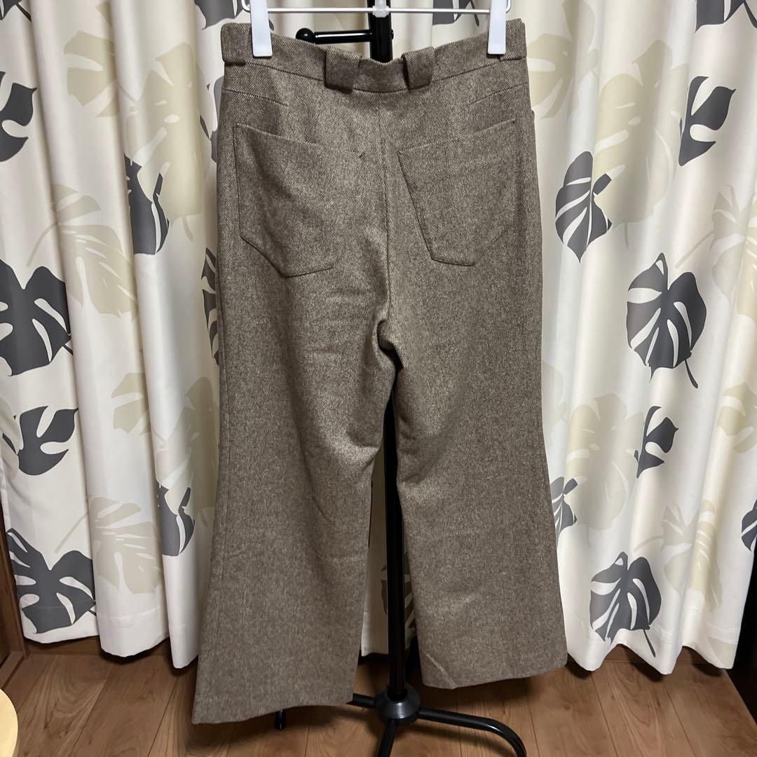 パンツ MAATEE&SONS FLARE-3 \"WOOL HERRINGBONE\"