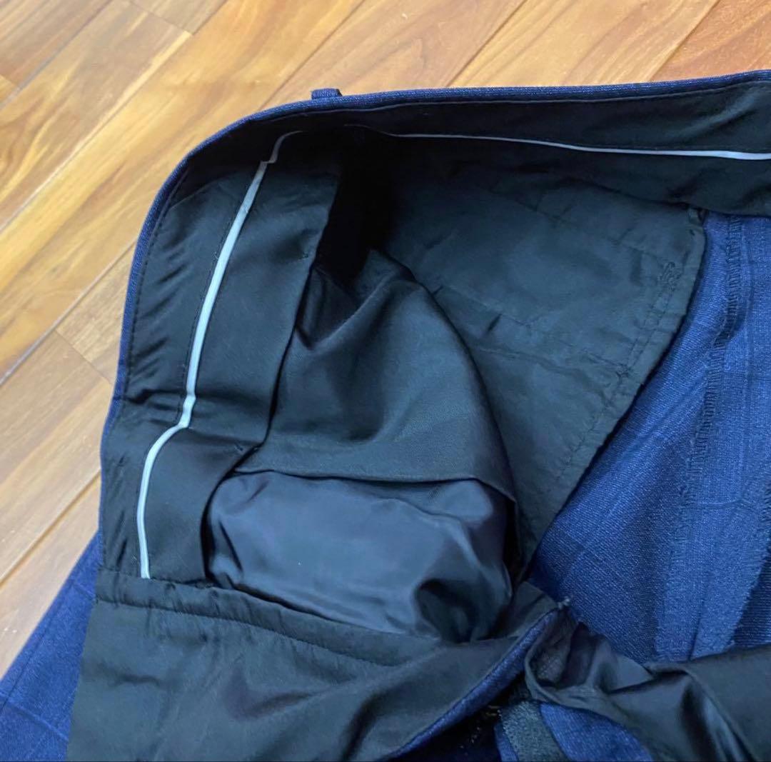 極美品　スーツセレクト　3ピース　ジャケット　パンツ　ジレ　上下　セットアップ