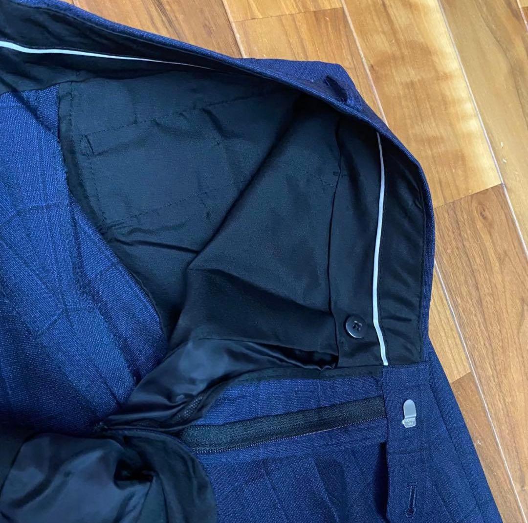 極美品　スーツセレクト　3ピース　ジャケット　パンツ　ジレ　上下　セットアップ