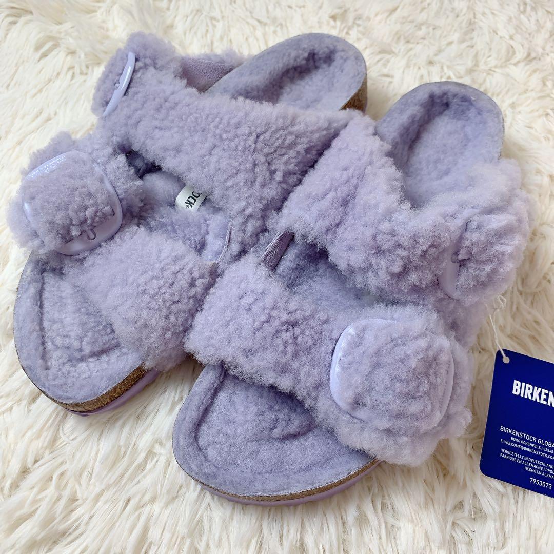 タグ付美品 BIRKENSTOCK アリゾナ ビッグバックル テディ 38