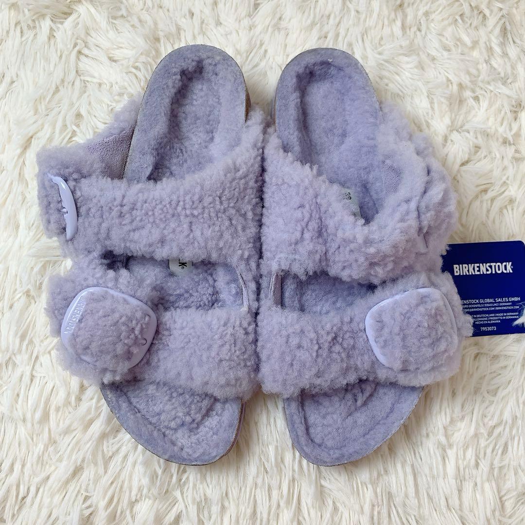 タグ付美品 BIRKENSTOCK アリゾナ ビッグバックル テディ 38