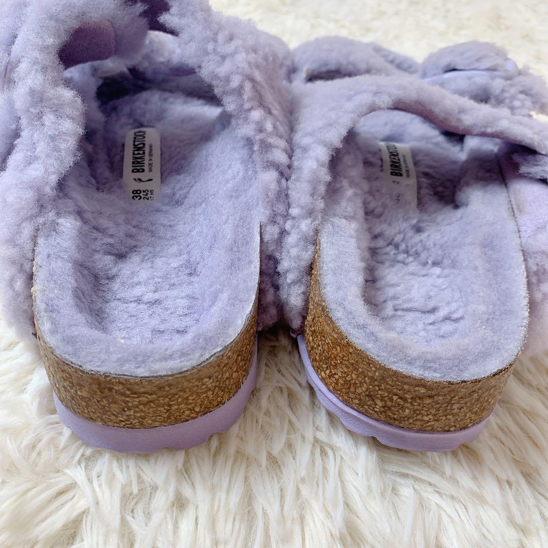 タグ付美品 BIRKENSTOCK アリゾナ ビッグバックル テディ 38