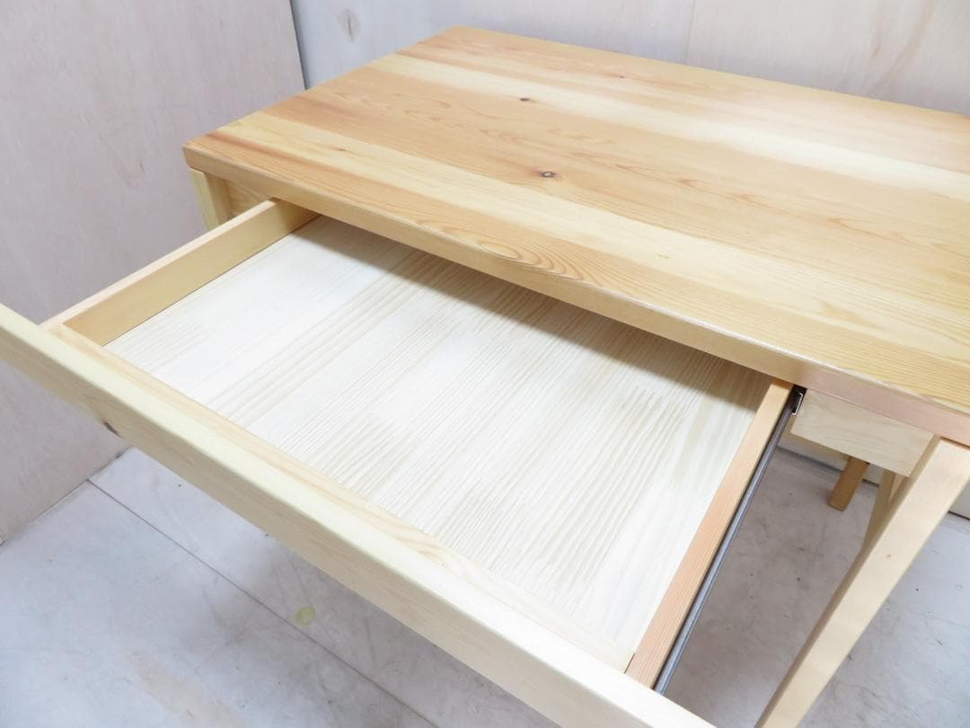 無印良品 MUJI パイン材デスク 机 幅86cm 奥行58cm