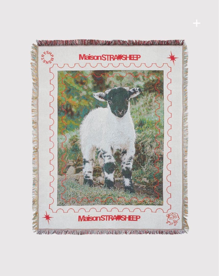 「美品」MAISON STRAYSHEEP STRAYSHEEP RUG