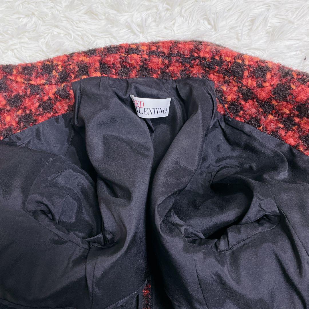 美品 VALENTINO ヴァレンティノ ジャケット ツイード ショート丈