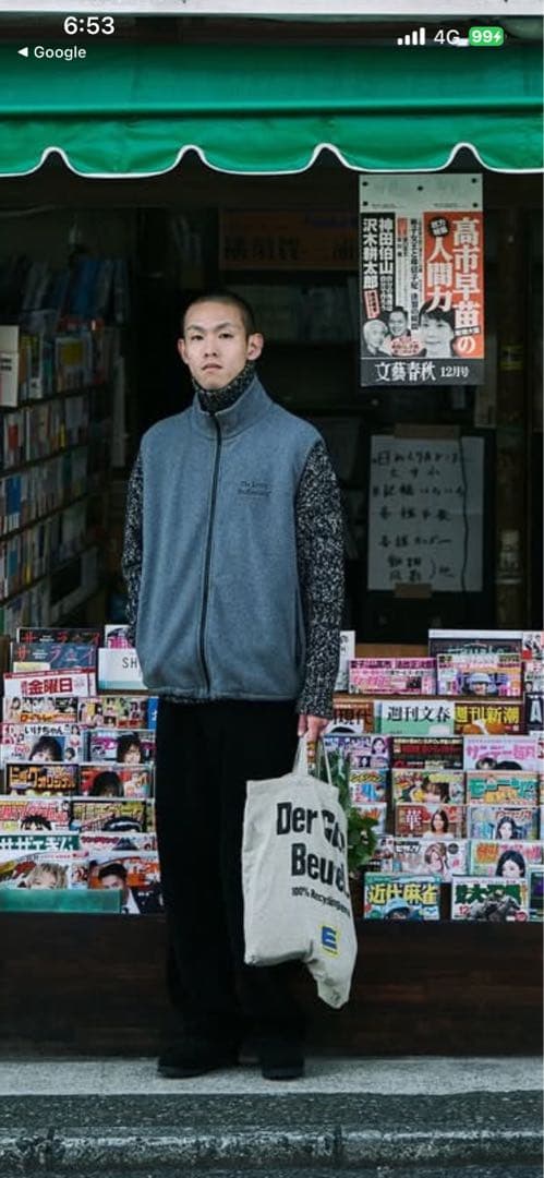 ENNOY PROFESSIONAL FLEECE VEST 黒　Lサイズ