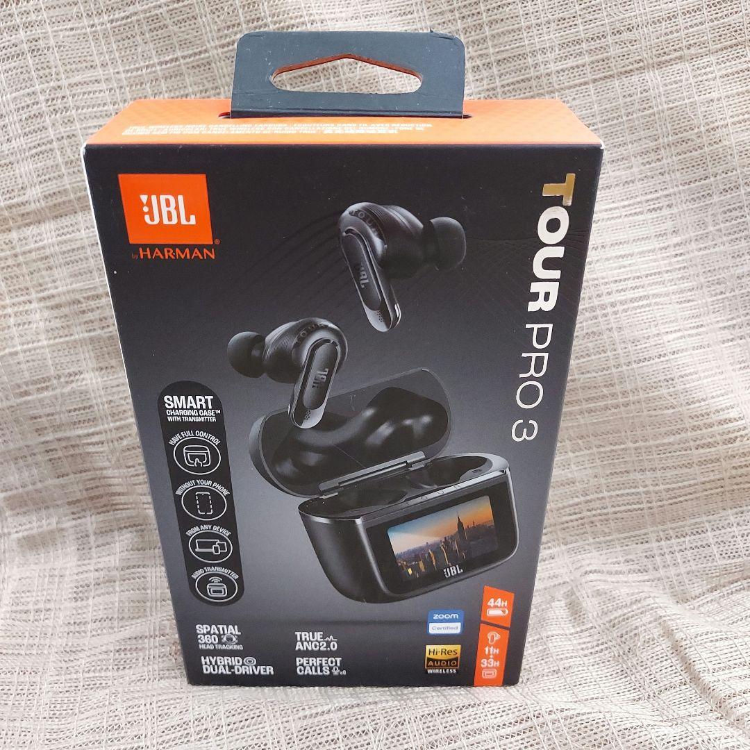 MD-1075-308☆JBL TOUR PRO3 ワイヤレスイヤホン　ブラック