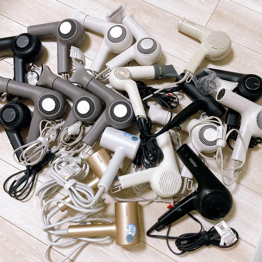 【ジャンク】TESCOM Nobby ドライヤー 19台まとめ売り 冷風のみ