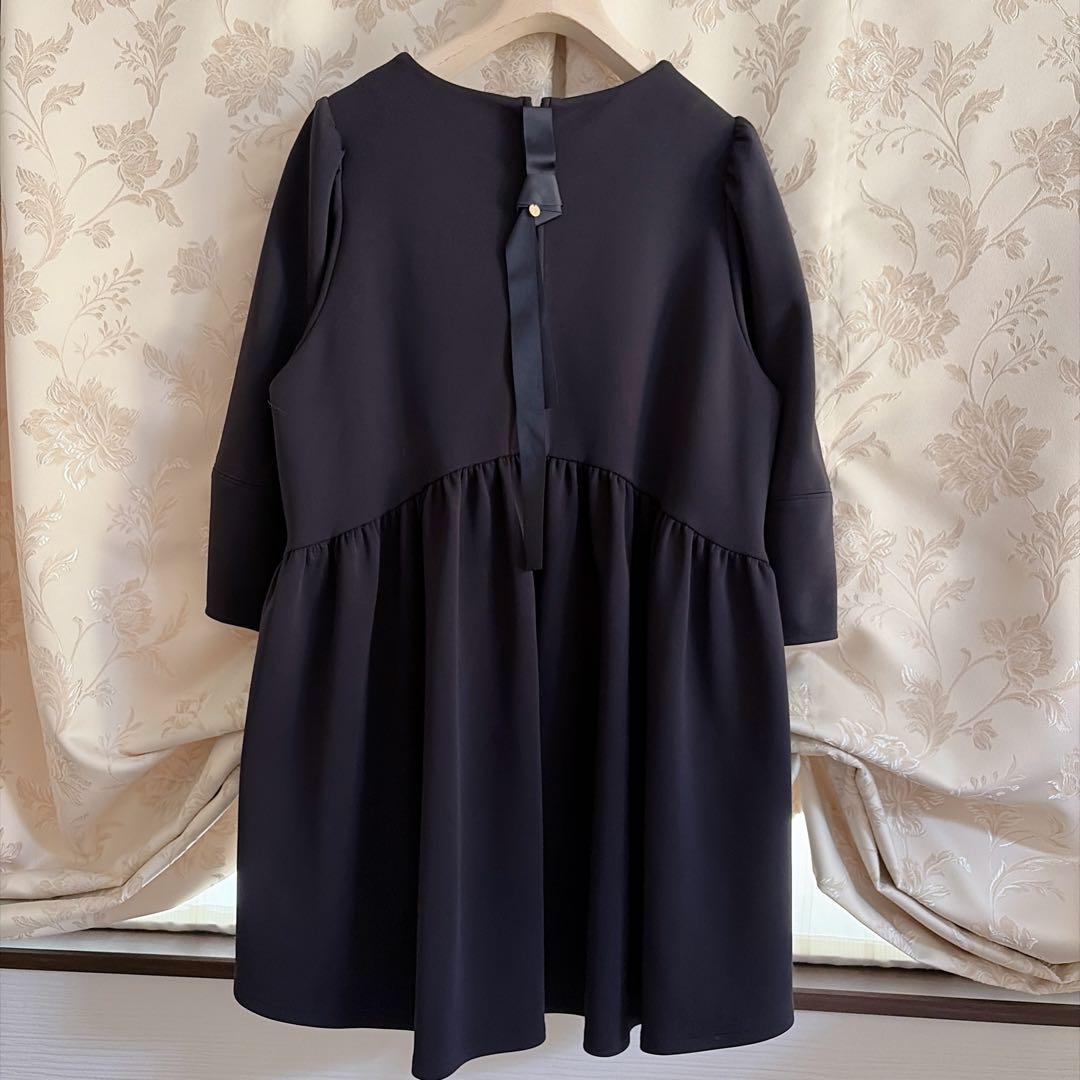 美品 大きいサイズ ローズティアラ パール リボン チュニック