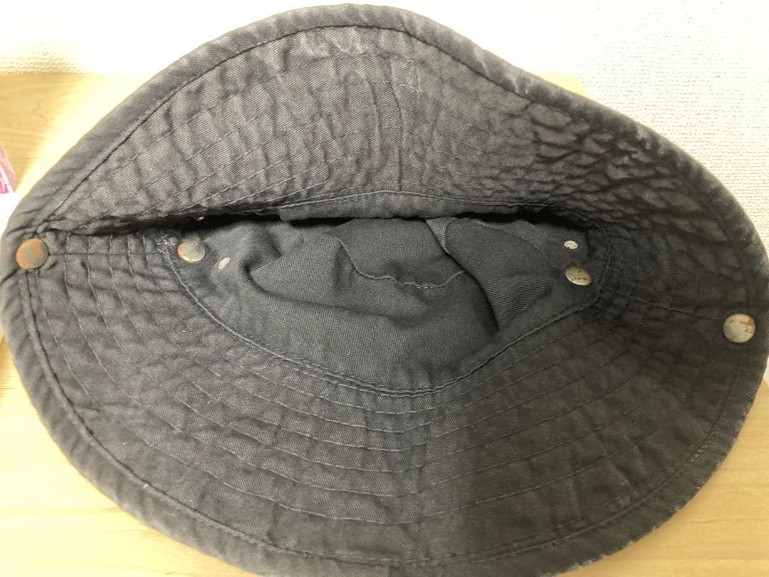 黒タグ old stussy バケットハット