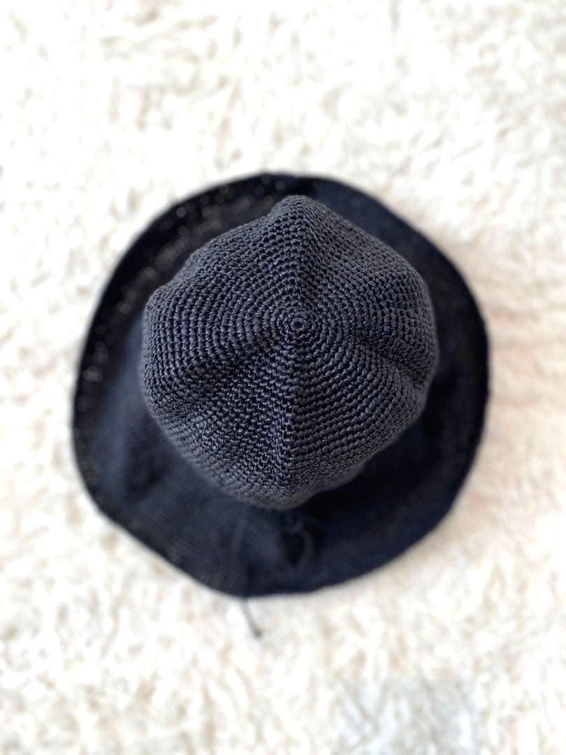 HELEN KAMINSKI ヘレンカミンスキー ラフィア ハット ブラック