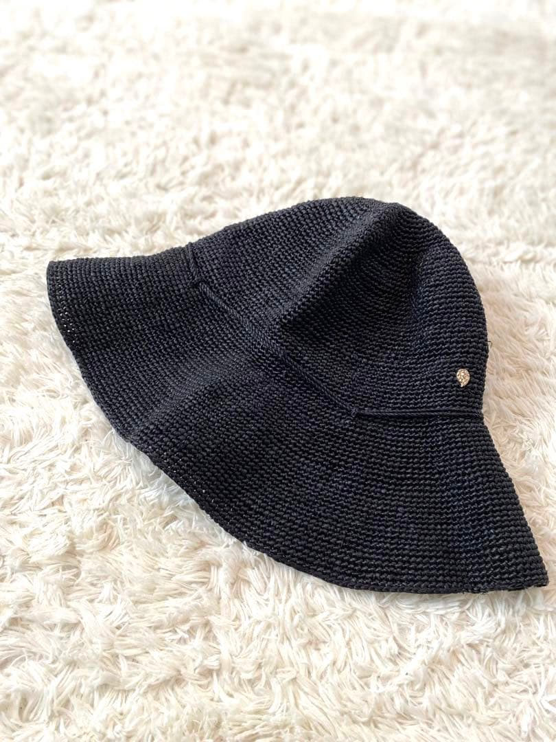 HELEN KAMINSKI ヘレンカミンスキー ラフィア ハット ブラック