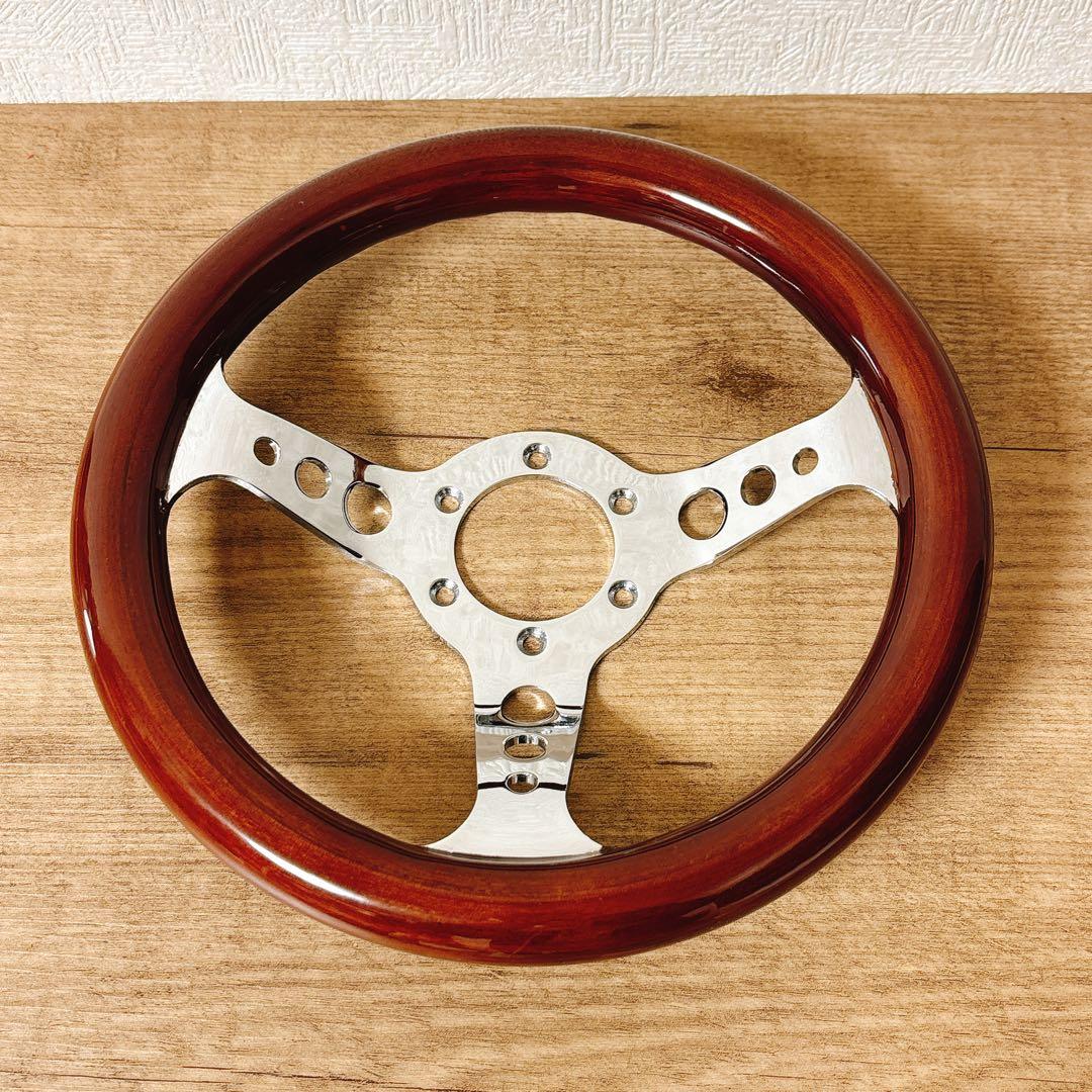 希少　小径　29cm ウッドステアリング　ウッドハンドル　USDM 旧車