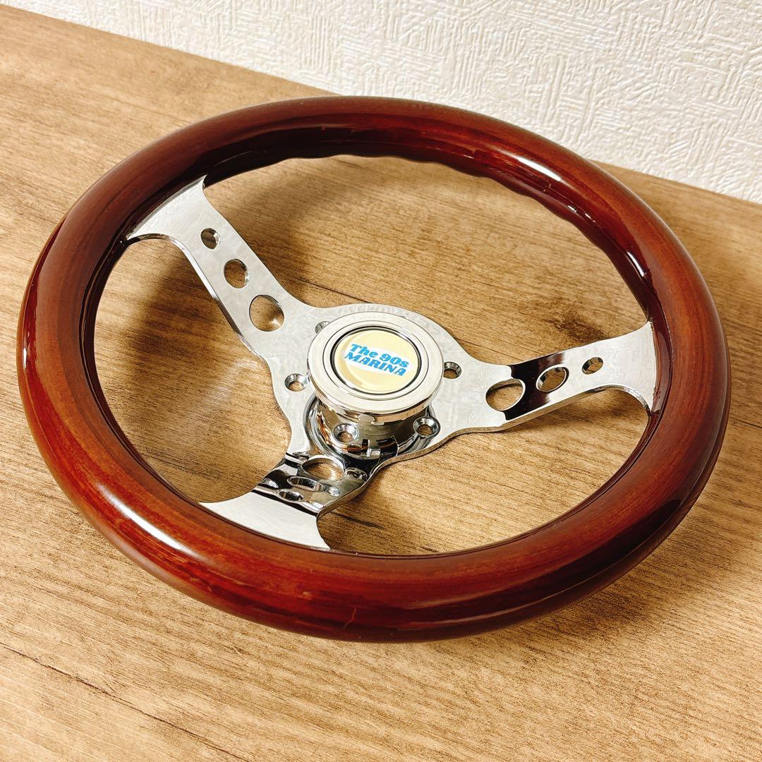 希少　小径　29cm ウッドステアリング　ウッドハンドル　USDM 旧車