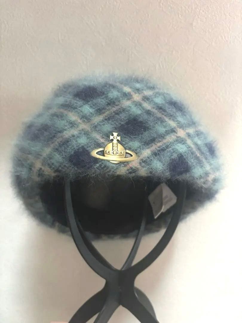 新品◆ViviennewWestwood ヴィヴィアン　タータンチェック　ベレー