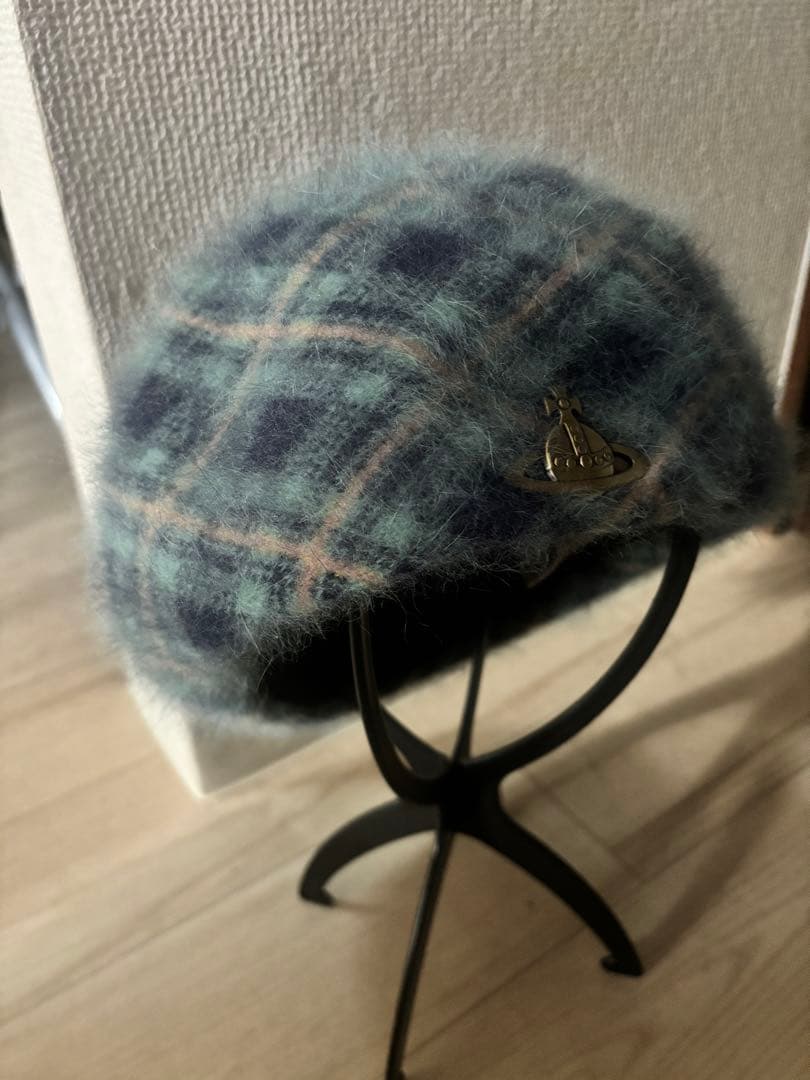 新品◆ViviennewWestwood ヴィヴィアン　タータンチェック　ベレー