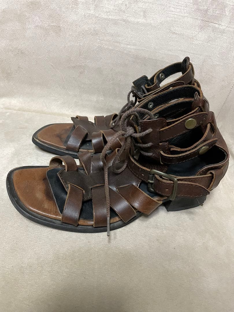 アルフレッドバニスターレザーサンダルグラディエーター メンズ14th kmrii